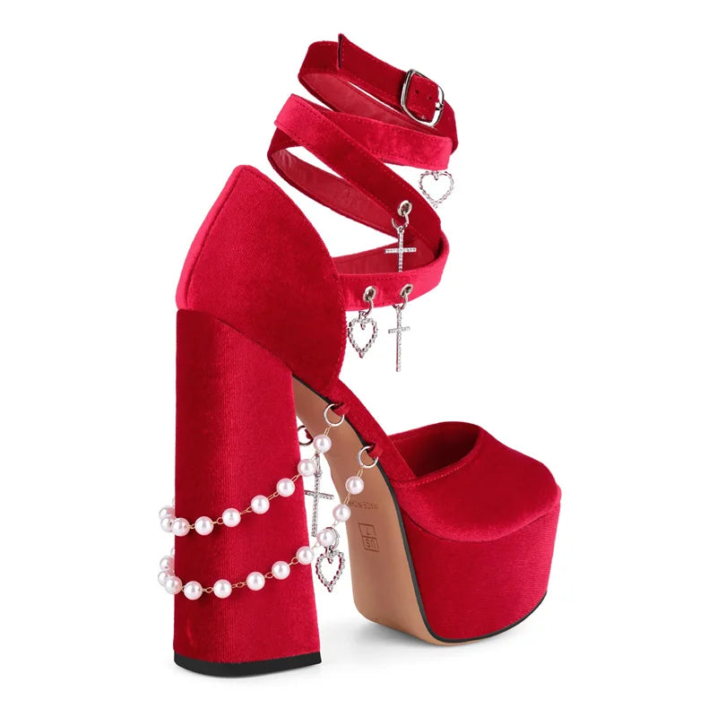 Trendy Platform Chunky Heel Sandals