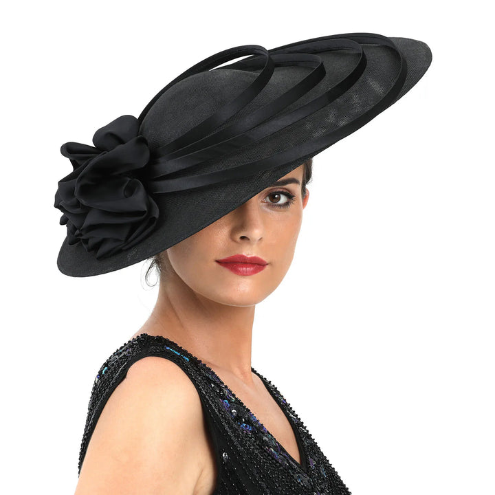 Unique Derby Sinamay Hat