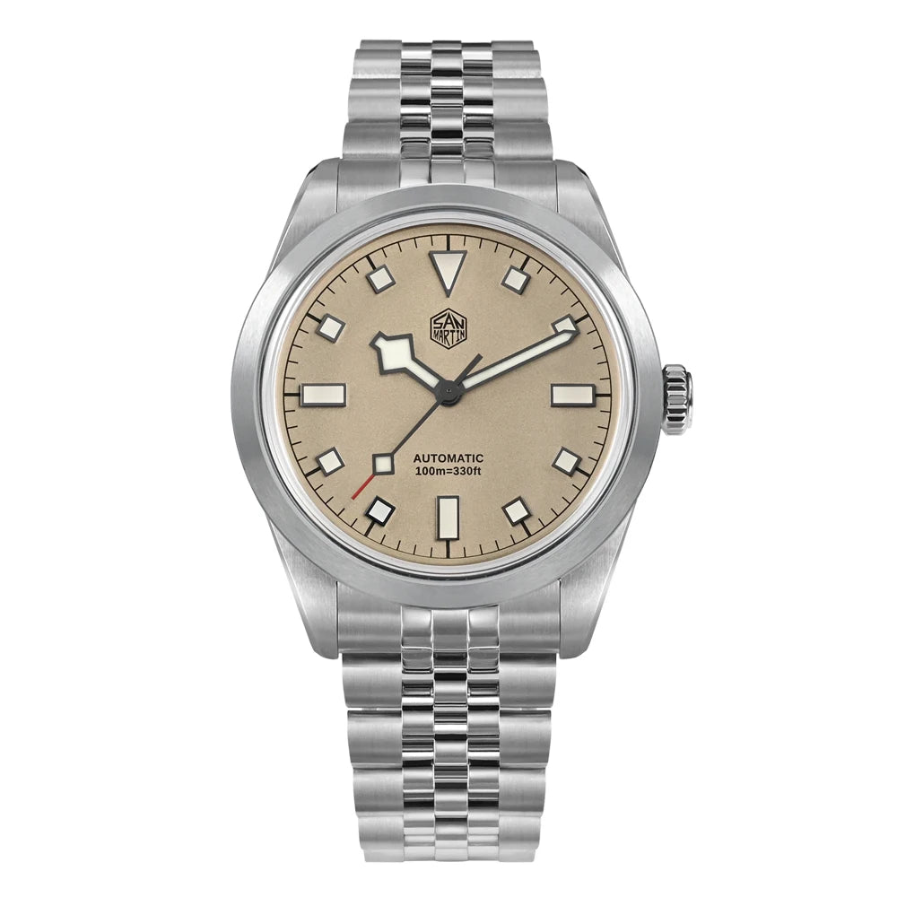 Glorious Sapphire Glass Mechanical Wristwatch