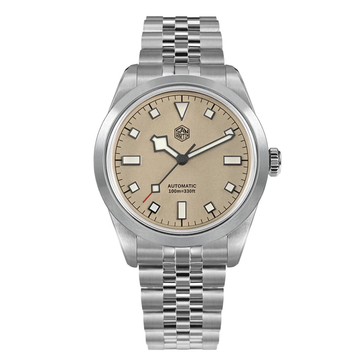 Glorious Sapphire Glass Mechanical Wristwatch