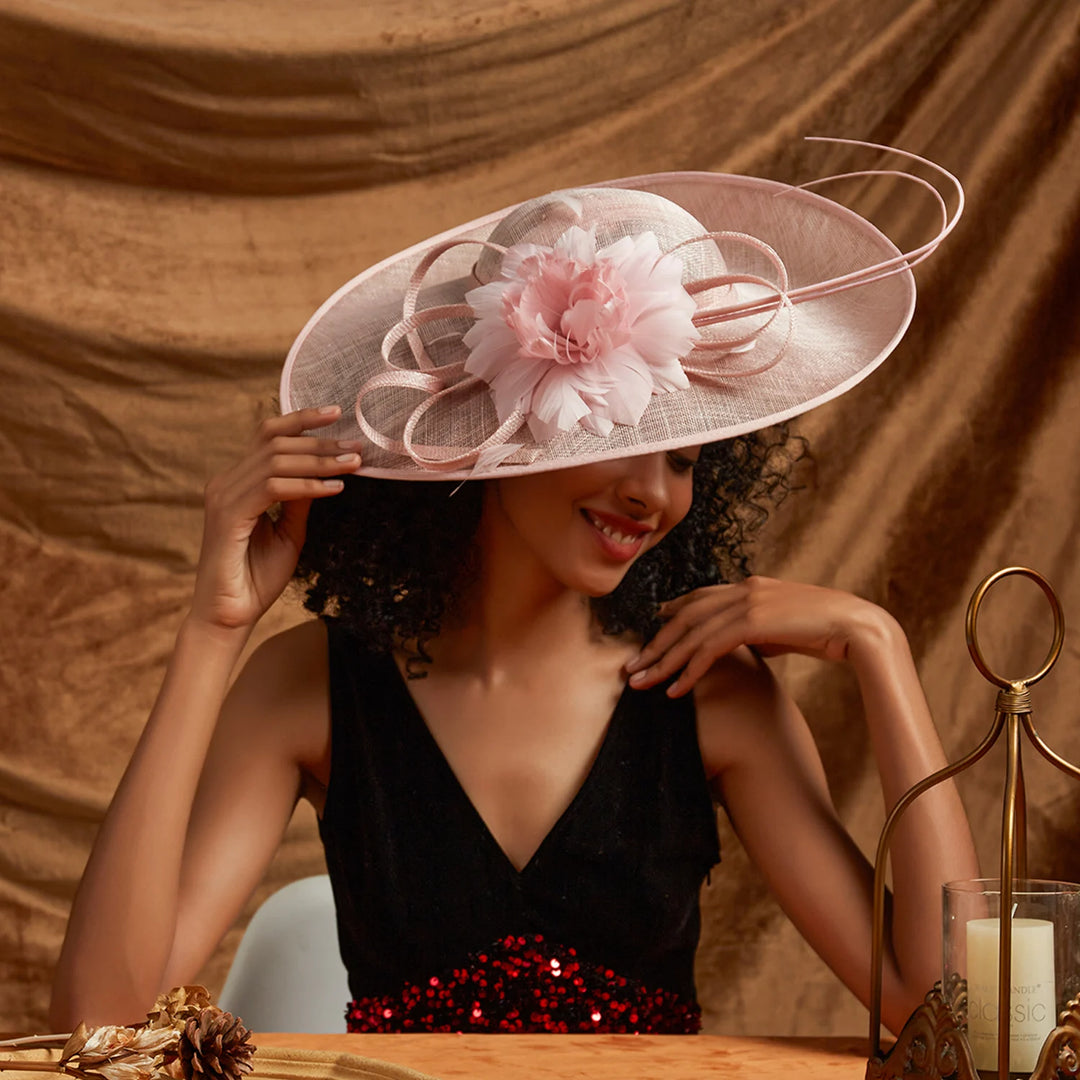 Unique Derby Sinamay Hat
