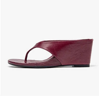 Trendy T-Strap Wedge Sandals