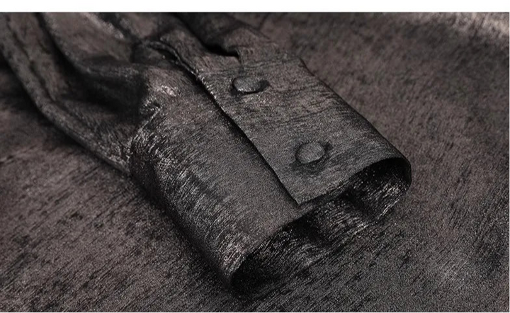 Fashionable Satin Bow-knot Blouse