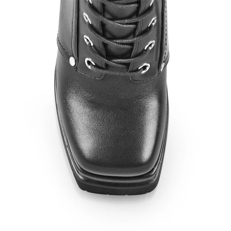 Trendy Side Zipper Ankle Boots