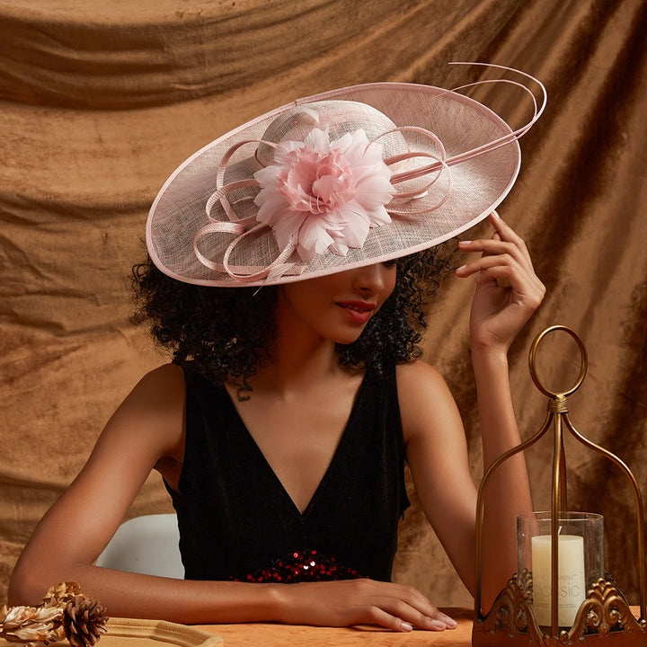 Unique Derby Sinamay Hat