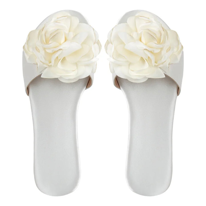 Light Luxury Flower Flat Sandals