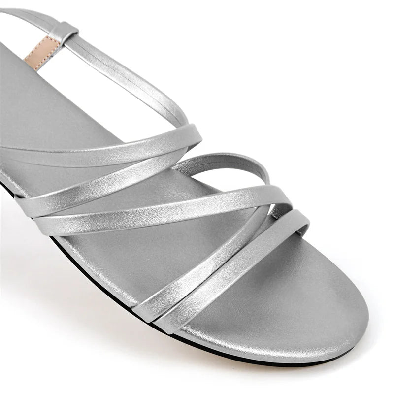 Fashionable Soft Lace-Up Sandals