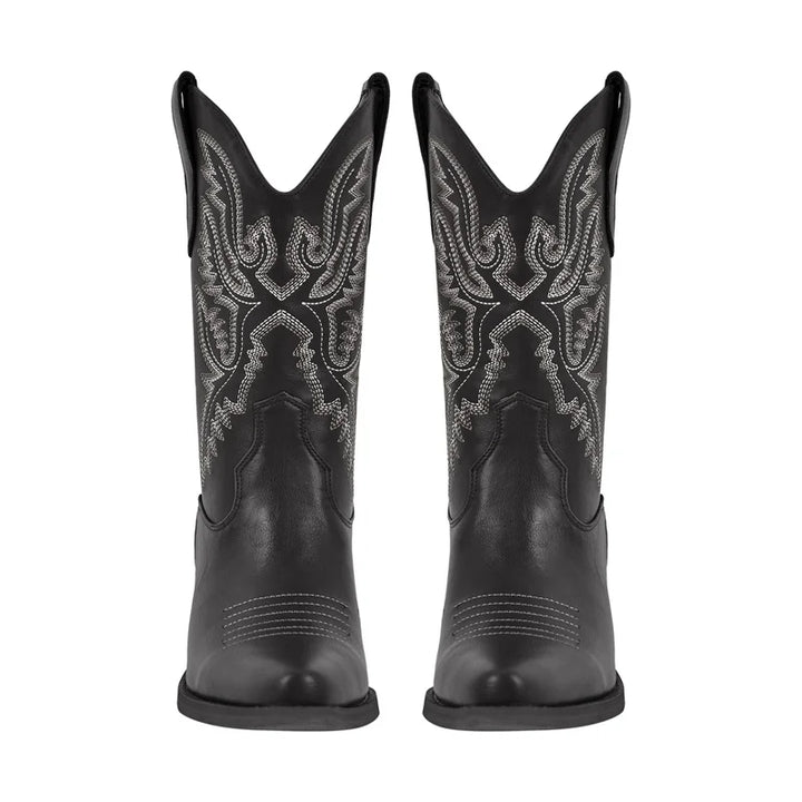 Fashionable Embroidered Cowboy Boots