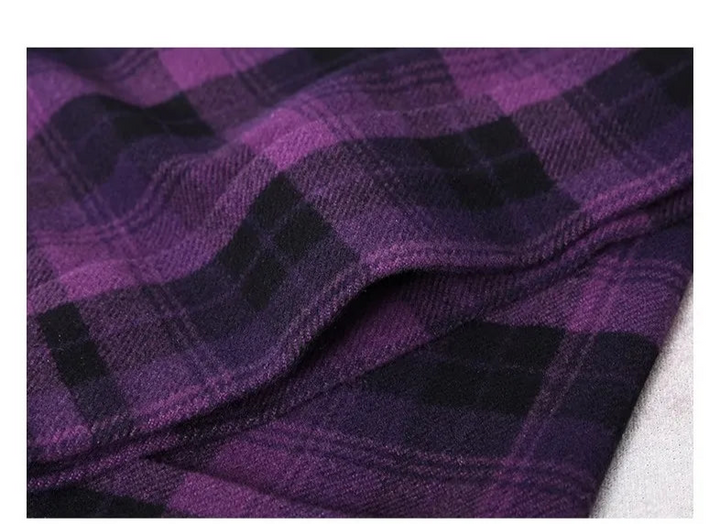 Elegant Straight High Waist Wool Pants