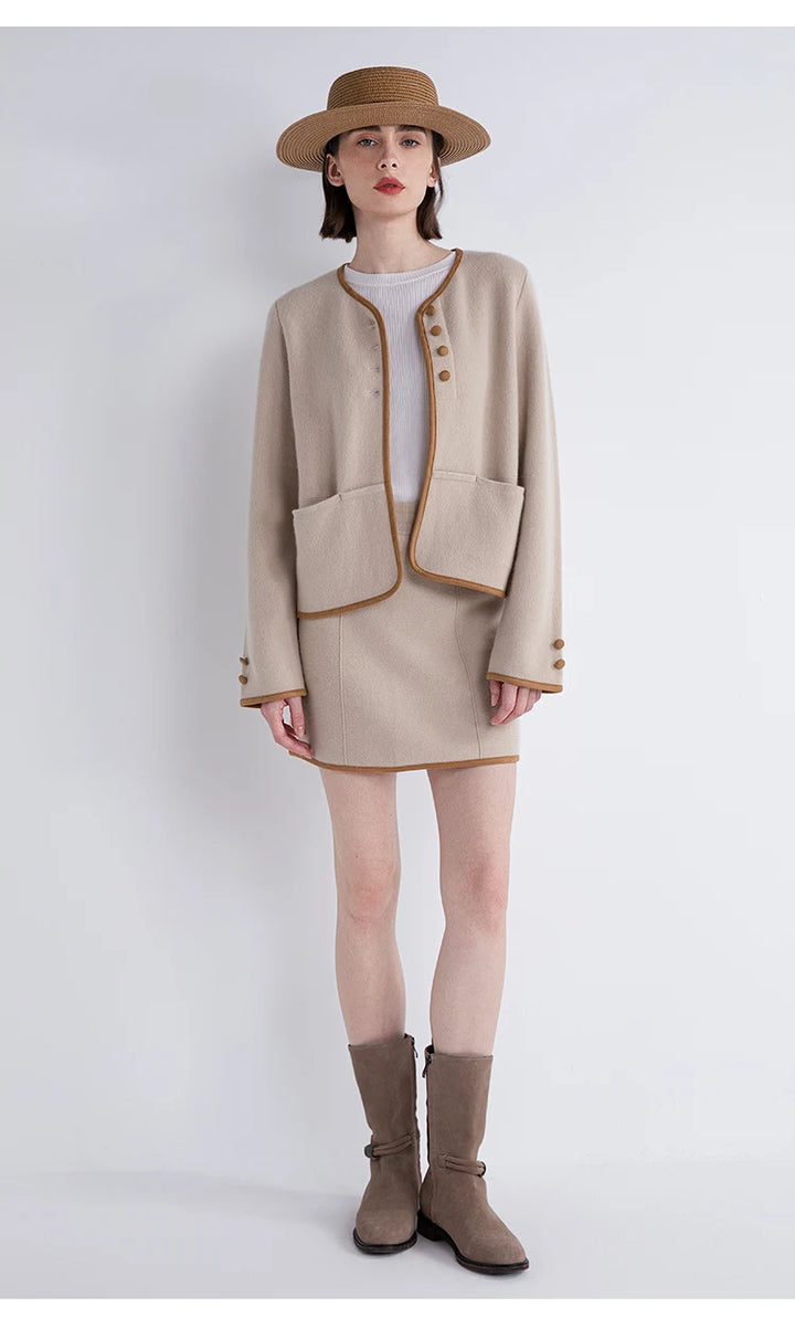 Modish Cashmere Warm Knit Jacket