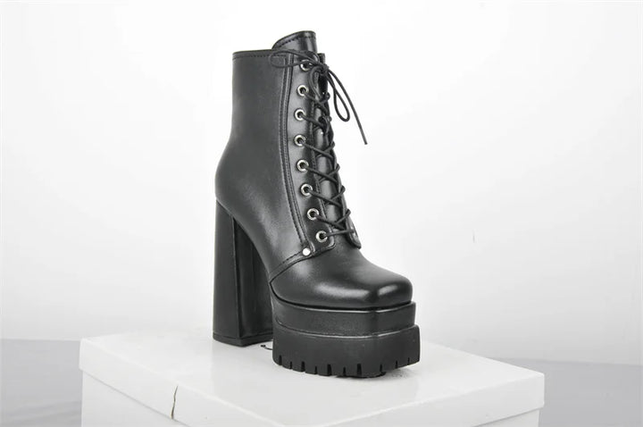 Trendy Side Zipper Ankle Boots