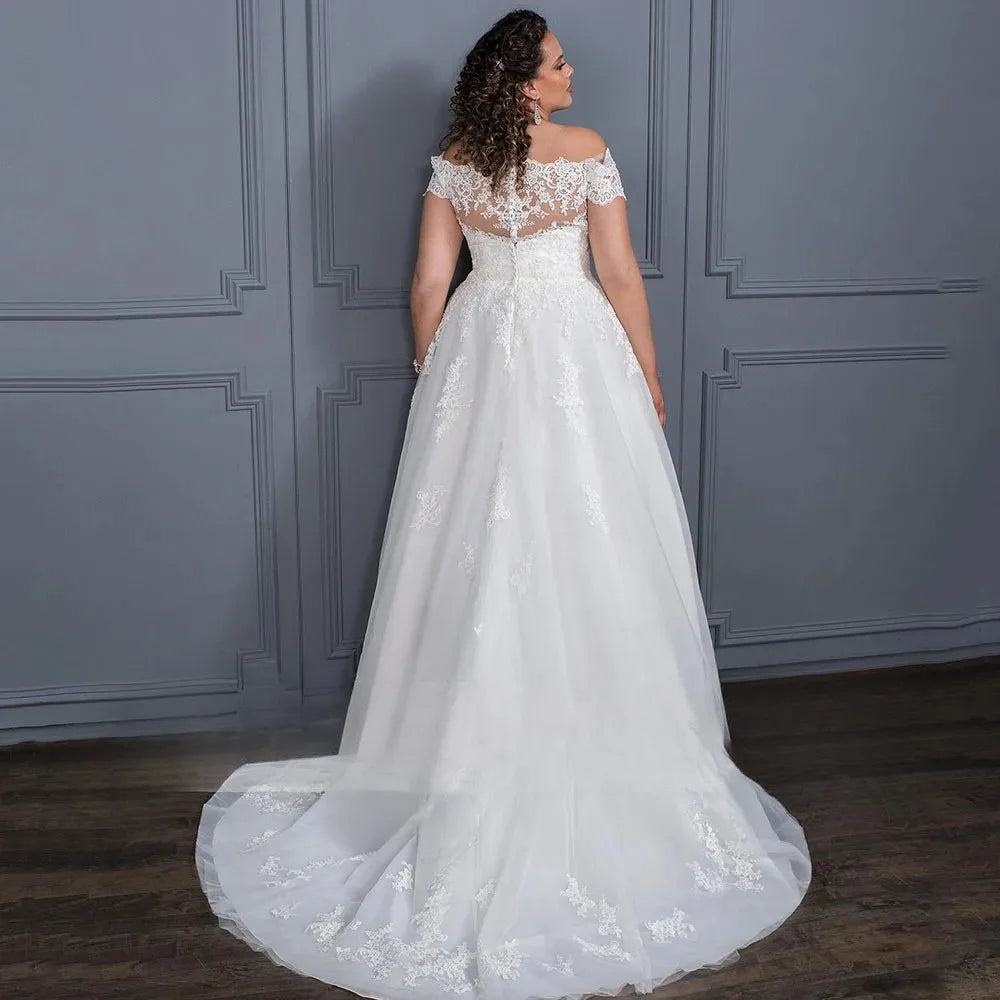 Romantic Chic A-Line Bridal Dress