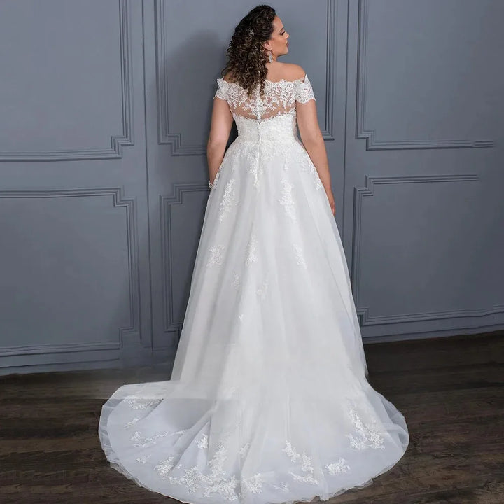 Romantic Chic A-Line Bridal Dress