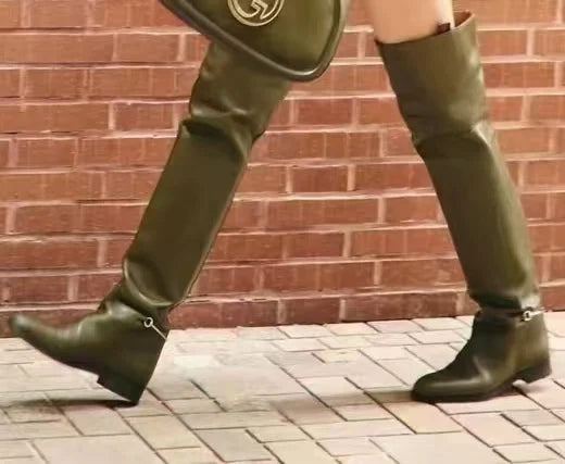 Sophisticated Knee-High Block Heel Boots