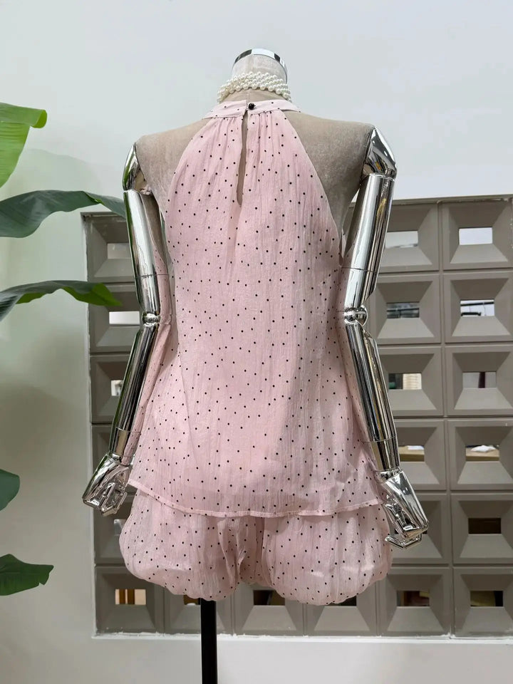 Smart Sleeveless Shorts Top Set