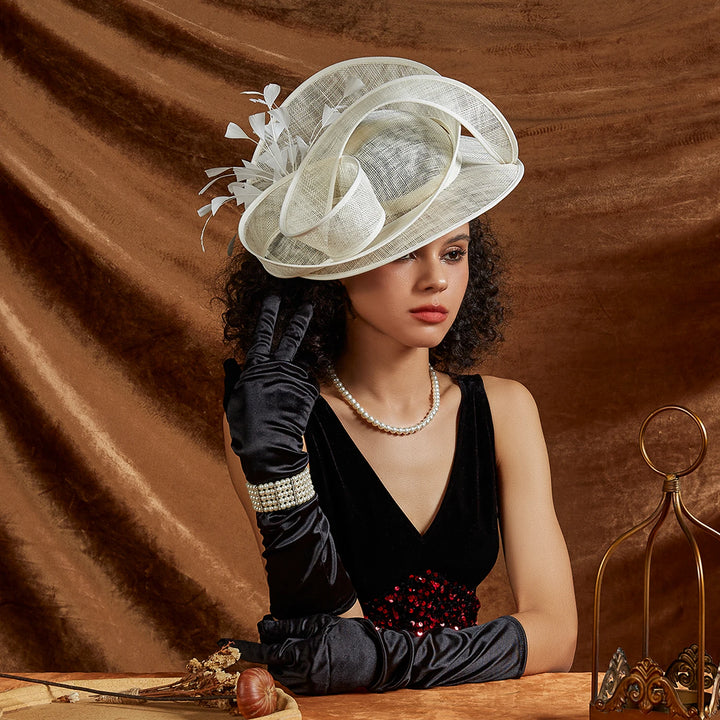 Unique Derby Sinamay Hat