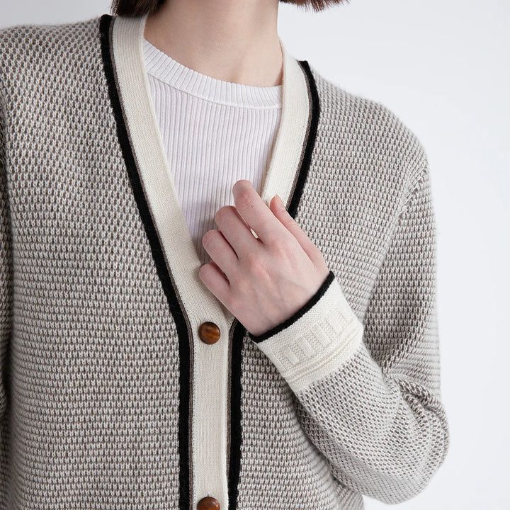 Soft Wool Blend Knitted Cardigan