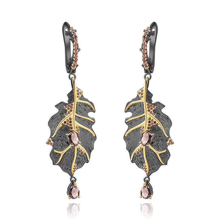 Modish Sterling Silver Drop Earrings