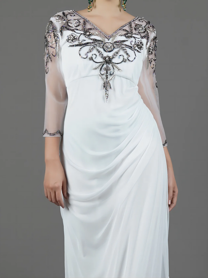 Keep You Accompanied Pearl Jade Evening Dress