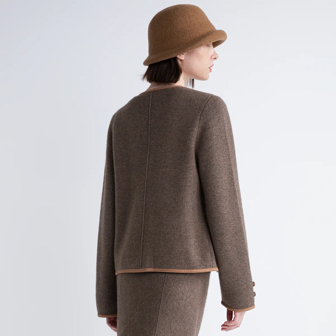 Modish Cashmere Warm Knit Jacket