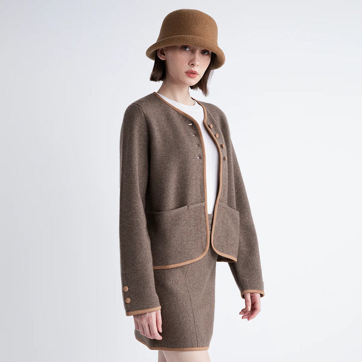 Modish Cashmere Warm Knit Jacket