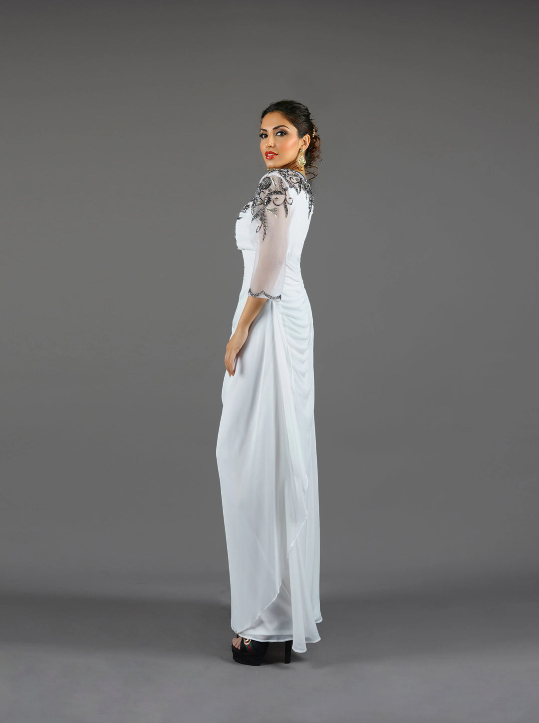 Keep You Accompanied Pearl Jade Evening Dress