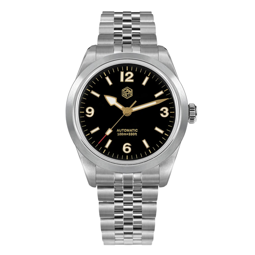 Glorious Sapphire Glass Mechanical Wristwatch