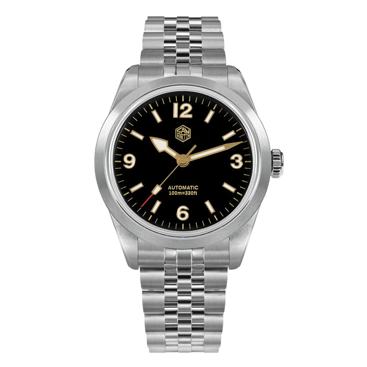 Glorious Sapphire Glass Mechanical Wristwatch