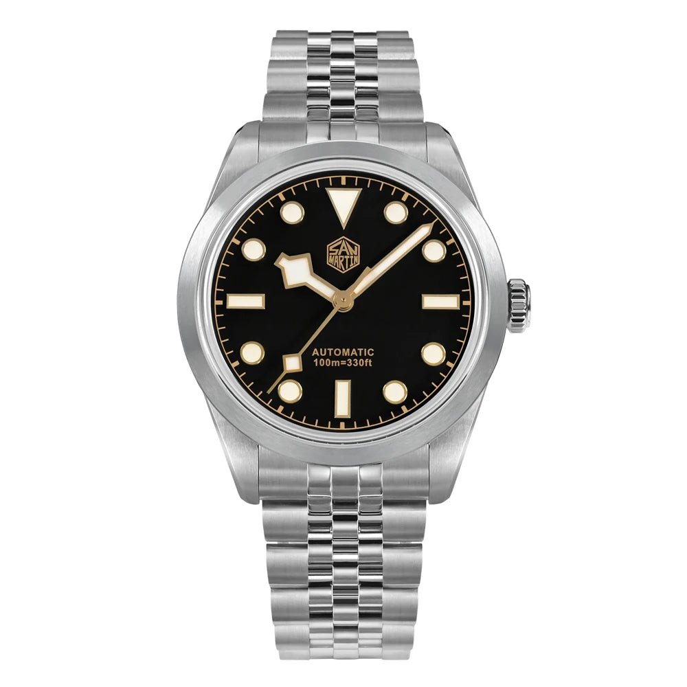 Glorious Sapphire Glass Mechanical Wristwatch