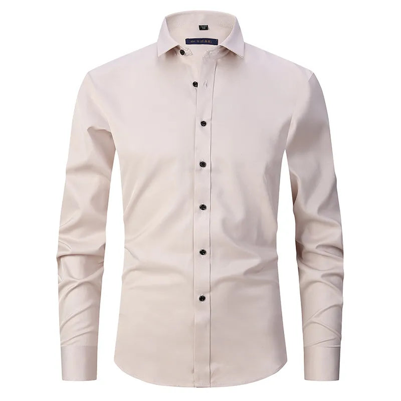 Anti Wrinkle Men's Long Sleeves Shirt | All For Me Today