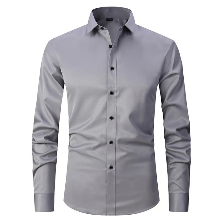 Anti Wrinkle Men's Long Sleeves Shirt | All For Me Today