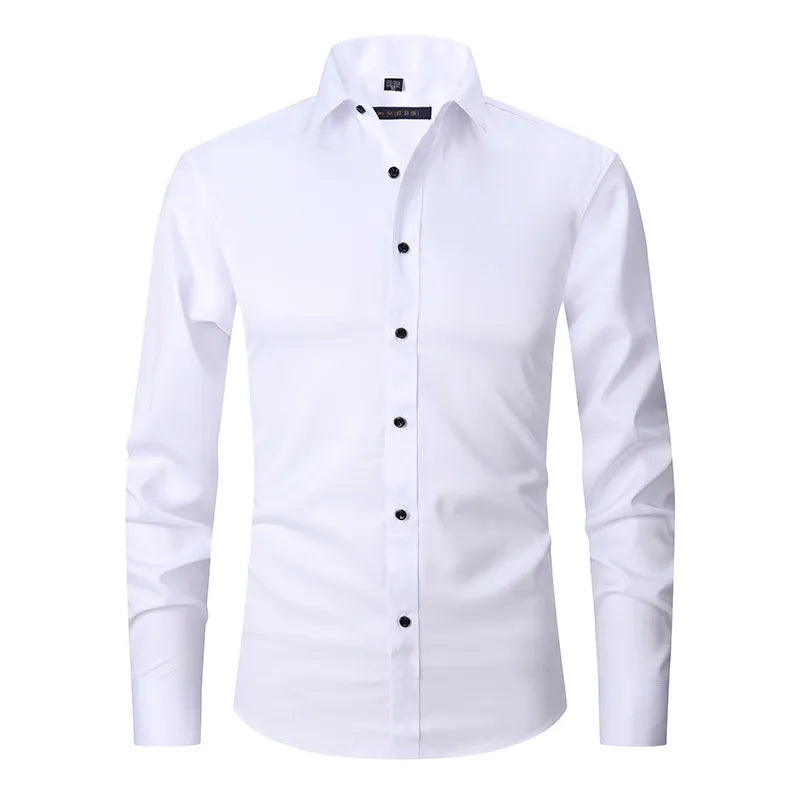 Anti Wrinkle Men's Long Sleeves Shirt | All For Me Today