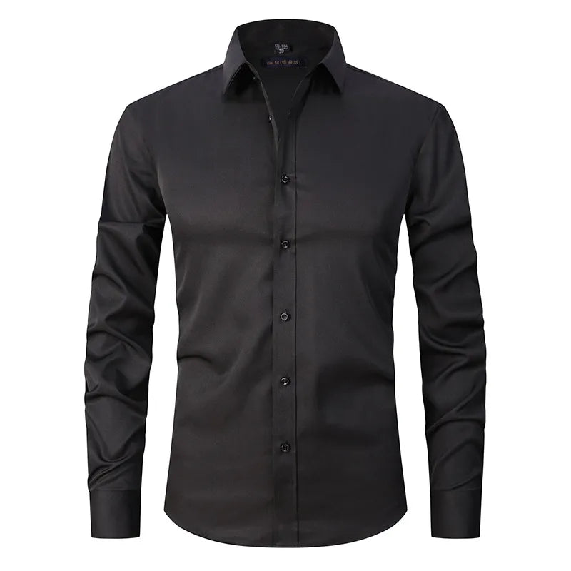 Anti Wrinkle Men's Long Sleeves Shirt | All For Me Today