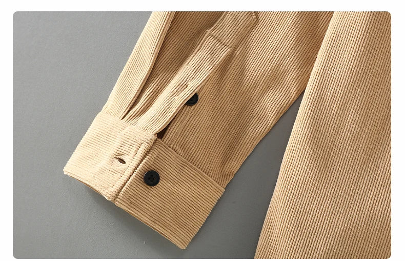Trendy Corduroy Cotton Casual Shirt