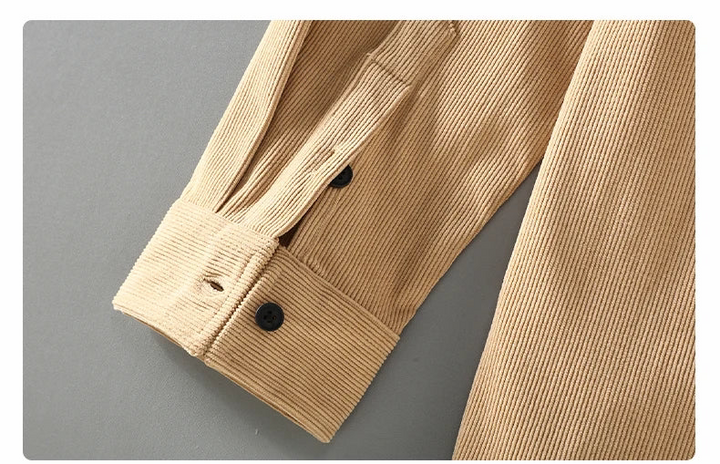 Trendy Corduroy Cotton Casual Shirt