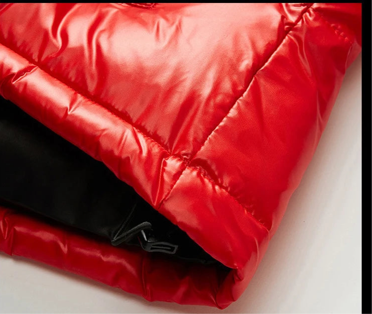 Shiny Thick Parka Ski Jacket