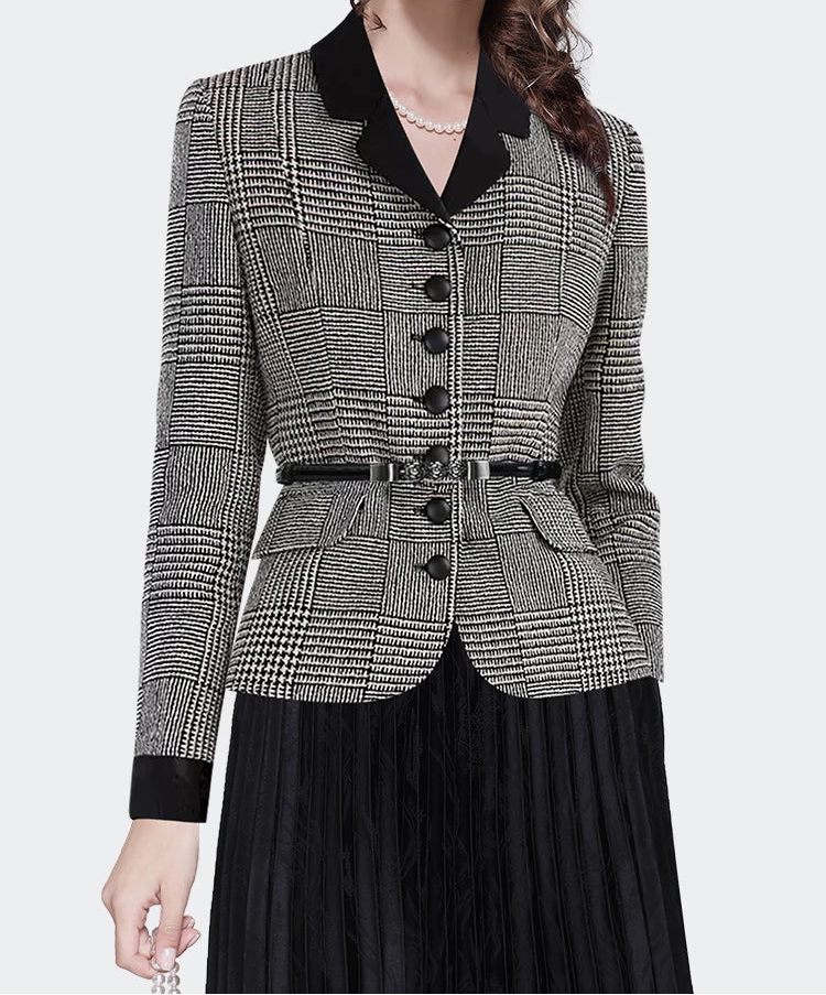 Slimming Belted Short Coat