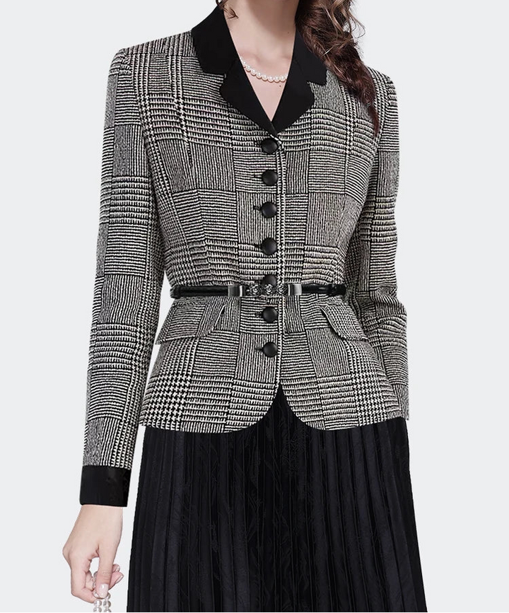 Slimming Belted Short Coat