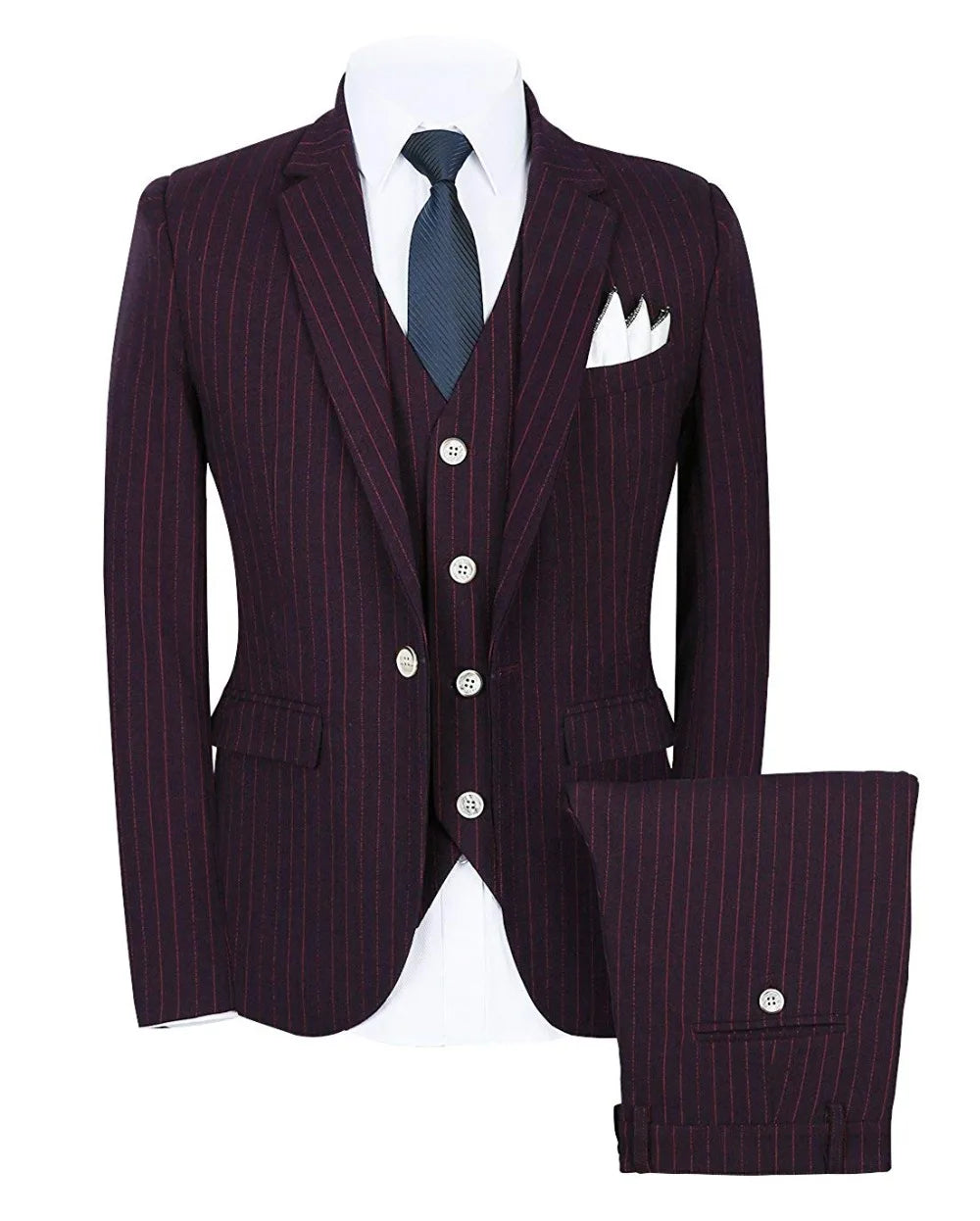 Bold Stripes Men's Suit | All For Me Today