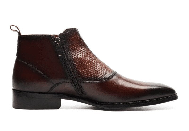 British Pointed Toe Men's Ankle Boots | All For Me Today