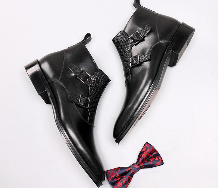 British Pointed Toe Men's Ankle Boots | All For Me Today