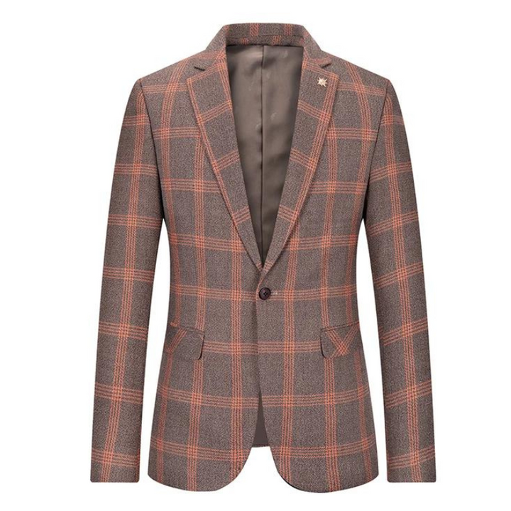 Business Trio Men's Plaid Suit | All For Me Today