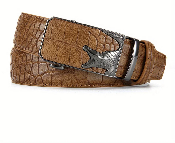 Classic Automatic Buckle PU Leather Belt