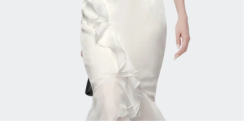 Trendy High Waist Ruffles Skirt