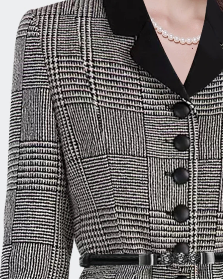 Slimming Belted Short Coat