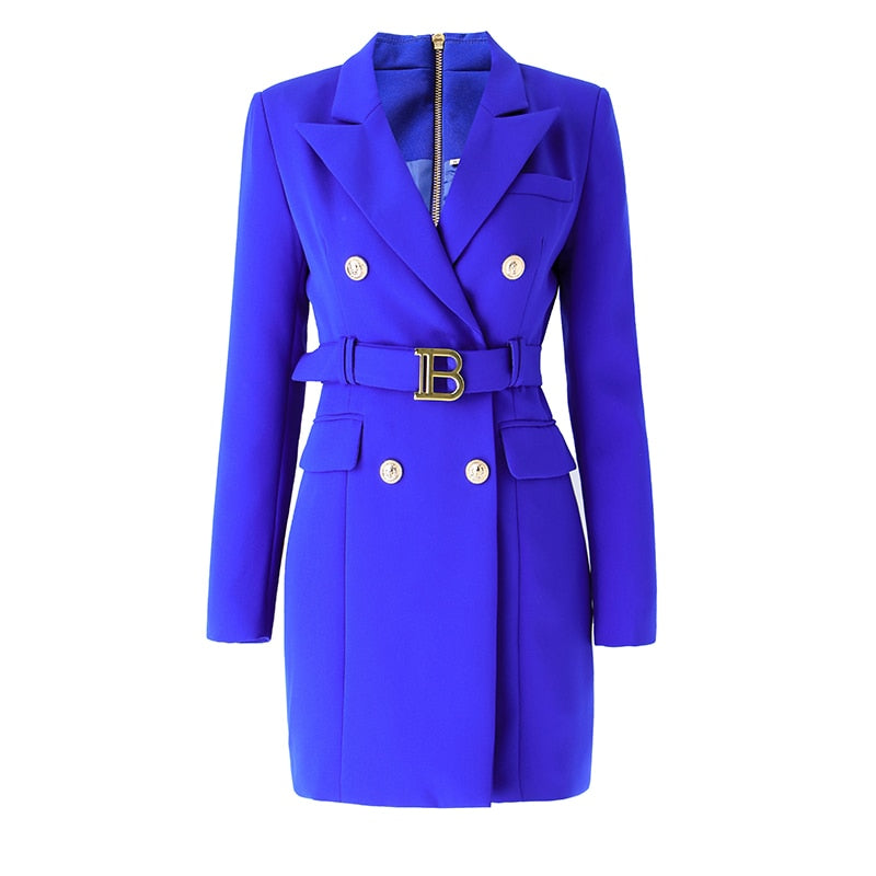 Cherish The Moment Women's Blazer Dress With Belt | All For Me Today