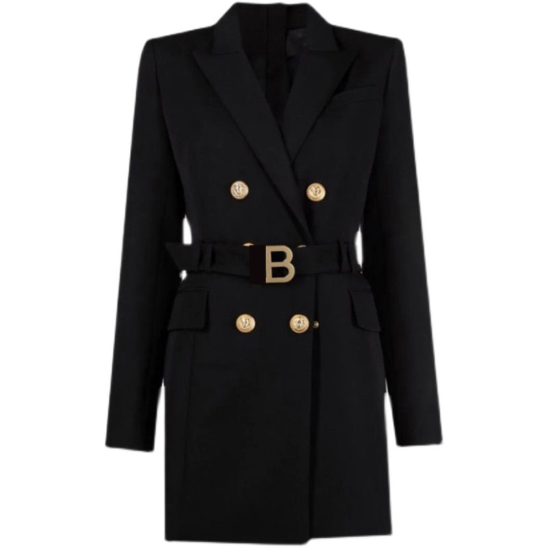 Cherish The Moment Women's Blazer Dress With Belt | All For Me Today