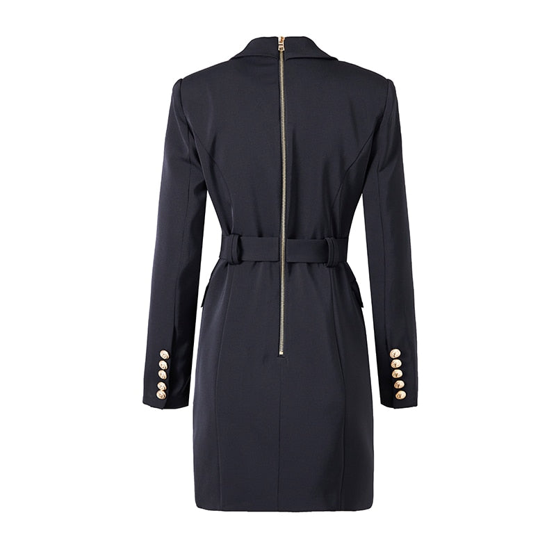 Cherish The Moment Women's Blazer Dress With Belt | All For Me Today