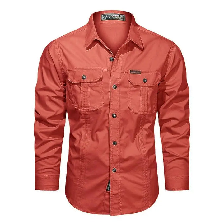 Cotton Cargo Men's Long Sleeve Shirt | All For Me Today