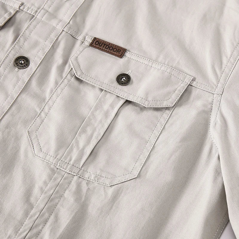 Cotton Cargo Men's Long Sleeve Shirt | All For Me Today